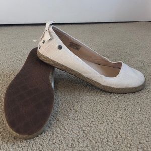 UGG white flats